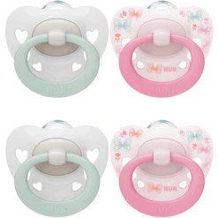 NUK Schnuller Signature, Girl Gr.1 4 Stück