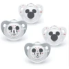 NUK Schnuller Trendline Disney "Mickey" 0-6 Monate, 4 Stück -Babynahrung nuk schnuller trendline disney mickey 0 6 monate 4 stueck a331153