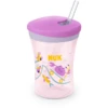 NUK Trinklernbecher Action Cup Weicher Trinkhalm, Auslaufsicher Ab 12 Monaten Lila -Babynahrung nuk trinklernbecher action cup weicher trinkhalm auslaufsicher ab 12 monaten lila a329412