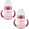 NUK Trinklernflasche First Choice⁺ Glow In The Dark Girl, 150 Ml In Rosa, 2 Stück 2 NUK Trinklernflasche First Choice⁺ Glow In The Dark Girl, 150 Ml In Rosa, 2 Stück -Babynahrung nuk trinklernflasche first choice glow in the dark girl 150 ml in rosa 2 stueck a342953