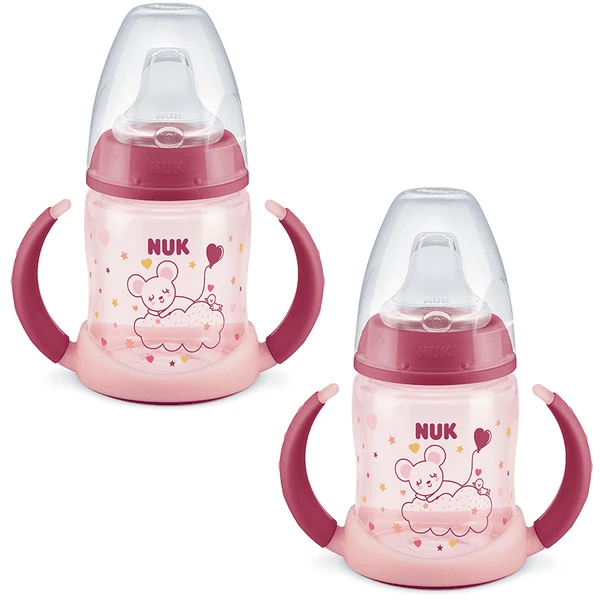 NUK Trinklernflasche First Choice⁺ Glow In The Dark Girl, 150 Ml In Rosa, 2 Stück 3 NUK Trinklernflasche First Choice⁺ Glow In The Dark Girl, 150 Ml In Rosa, 2 Stück