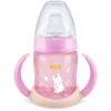 NUK Trinklernflasche First Choice Night, Pink 150ml -Babynahrung nuk trinklernflasche first choice night pink 150ml a402321