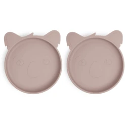 Nuuroo Silikonteller Akila Koala 2 Stück, Woodrose