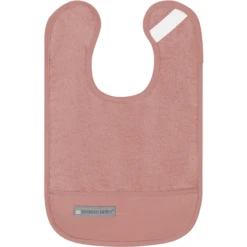 Odenwälder Frottée-Klettlätzchen Cranberry