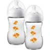 Philips Avent Natural Flasche SCF070/20, 260ml, 2 Stück, Tiger -Babynahrung philips avent natural flasche scf070 20 260ml 2 stueck tiger a317474