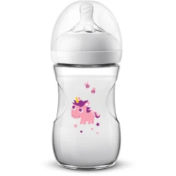 Philips Avent Natural Flasche SCF070/25, 260ml, 1 Stück, Einhorn