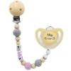 Schnullireich Schnullerkette Mit Namen Häkelperle+NUK Schnuller 0-6 Mon. Rosa -Babynahrung schnullireich schnullerkette mit namen haekelperlenuk schnuller 0 6 mon rosa a405811