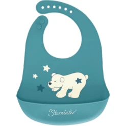 Sterntaler Silikon-Lätzchen Elia Dunkeltürkis