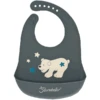 Sterntaler Silikon-Lätzchen Elia Eisengrau -Babynahrung sterntaler silikon laetzchen elia eisengrau a384514