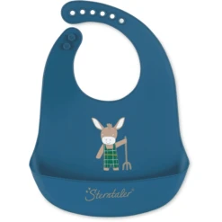 Sterntaler Silikonlätzchen Emmilius Mittelblau