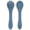 The Cotton Cloud Kinderbesteckset Aus Silikon Smokey Blue -Babynahrung the cotton cloud kinderbesteckset aus silikon smokey blue a320337