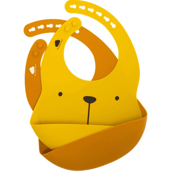 The Cotton Cloud Lätzchen Lili Der Bär Aus Silikon, Cinnamon/Mustard 3 The Cotton Cloud Lätzchen Lili Der Bär Aus Silikon, Cinnamon/Mustard