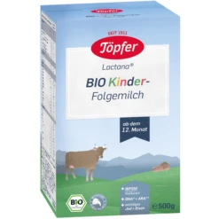 Töpfer Bio Kinder-Folgemilch Lactana 500 G Ab Dem 12. Monat