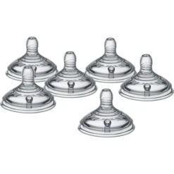 Tommee Tippee Sauger Closer To Nature Easi-Vent, Mittlerer Nahrungsfluss, 6er Set