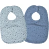 WÖRNER SÜDFROTTIER Druckknopflatz Wal Blau 2er Pack -Babynahrung woerner suedfrottier druckknopflatz wal blau 2er pack a302825